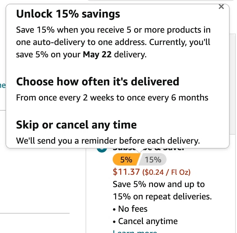 Get big Amazon discounts with Subscribe & Save, which can be clipped with coupon codes to save money.
