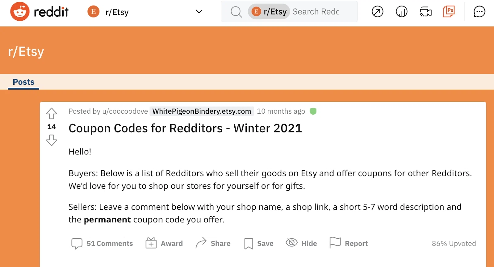 coupon codes reddit