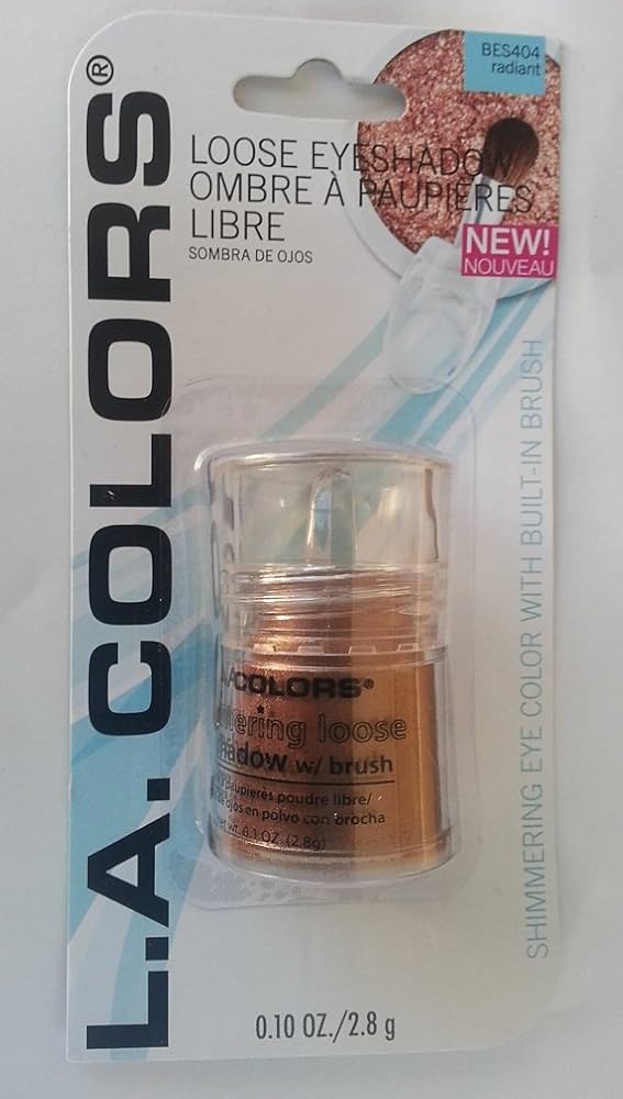 L.A. Colors Shimmering Loose Eyeshadow in Gold tones