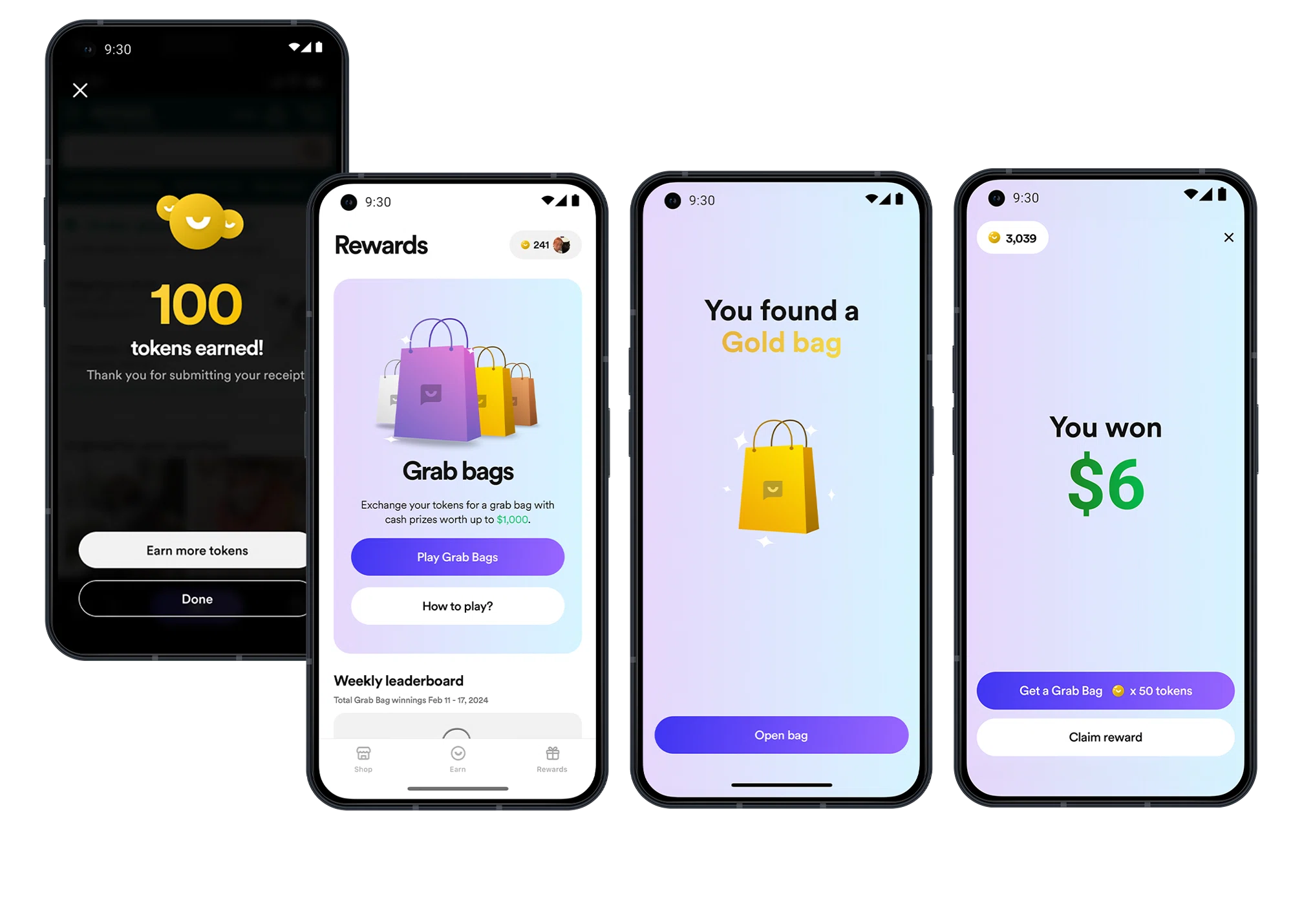 Tokens and rewards