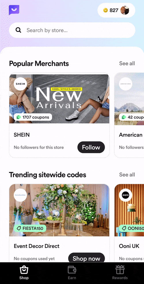 Convert token cashback rewards into cash or bitcoin via Paypal or connecting a bitcoin wallet to your SimplyCodes account. Start earning real money!