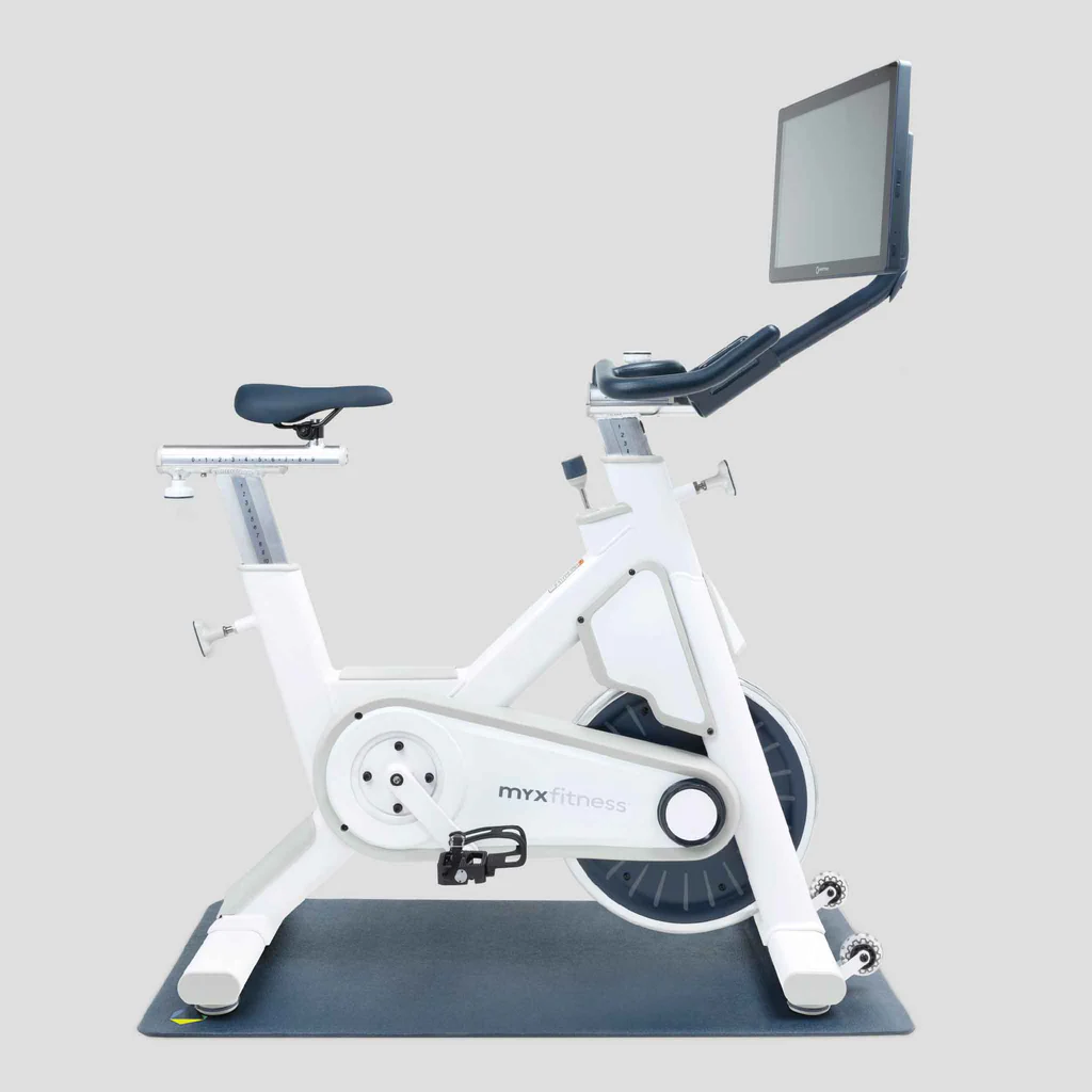 A MYXfitness BODi bike studio exercise bike