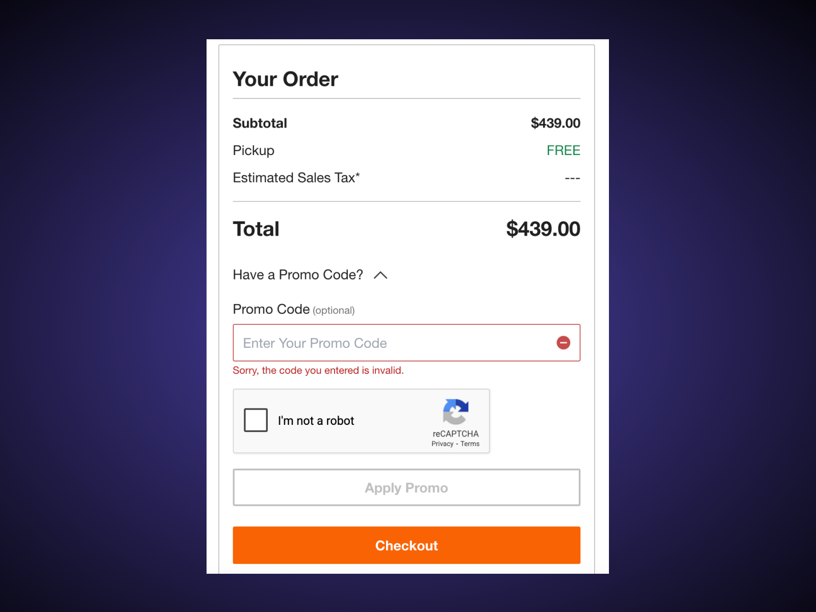 Why Promo Codes Say “Not Applicable” at Checkout
